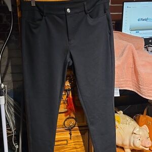 Michael Kors Black Stretch Ponte Pants